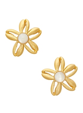 Brinker + Eliza ALOHA 铆钉 金属金色REVOLVE小众新款