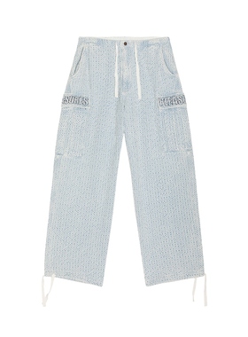 [冬季新品]Pleasures KNITTED 工装长裤 蓝色REVOLVE小众