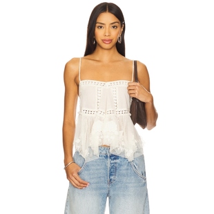 Free People 象牙白 冬季 基础易 紧身内衣 内搭 ESCAPE SWEET