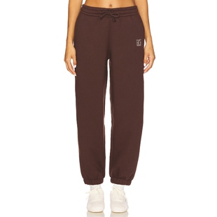 Port de Bras AYA 慢跑裤 巧克力色 美式休闲风REVOLVE小众新款