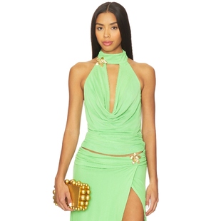 Runaway The Label 上装 新品 FARLEY 绿色REVOLVE小众 冬季