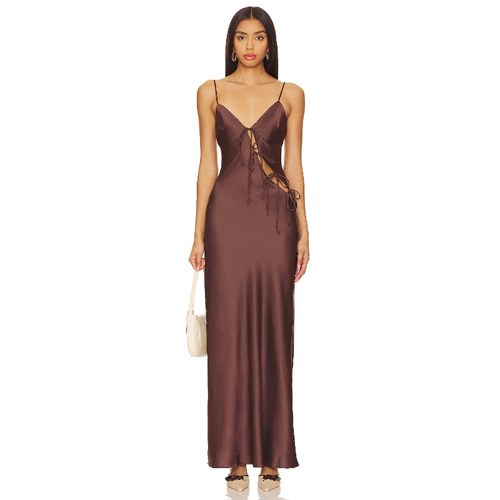 LIONESS 吊带连衣裙修身性感镂空长裙简约裙子REVOLVE小众新款