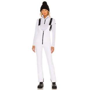 [春季新品]Goldbergh白色滑雪连身裤户外机能风背带滑雪服REVOLVE