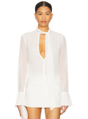 ALL THE WAYS PENNIE 上装 白色 REVOLVE小众新款