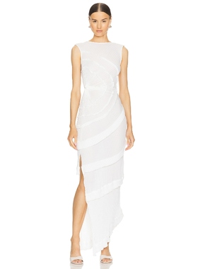 Georgia Hardinge OPAL 裙子象牙白 REVOLVE小众新款