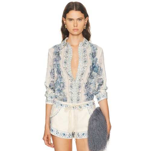 Zimmermann 上装 Cream,BlueREVOLVE小众新款