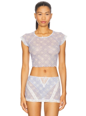 For Love & Lemons DEE DEE 婴儿T恤 y2k辣妹风REVOLVE