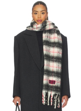 [冬季新品]Damson Madder格纹围巾设计师小众氛围感保暖REVOLVE