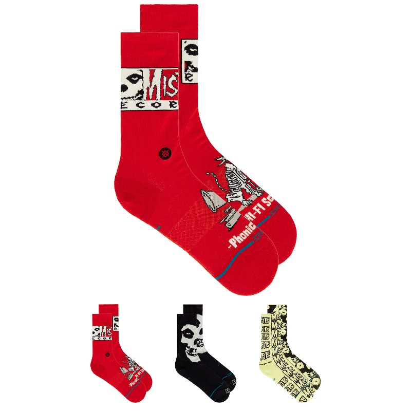 [冬季新品]Stance Misfits Socks Box Set 黑色REVOLVE小众