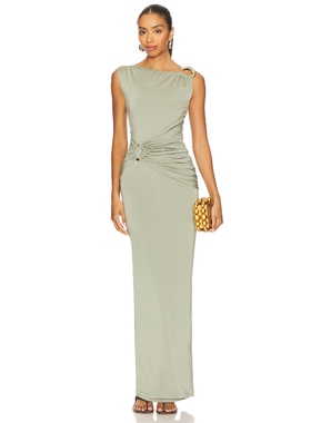 Nookie KAIA 长裙 绿色REVOLVE小众新款