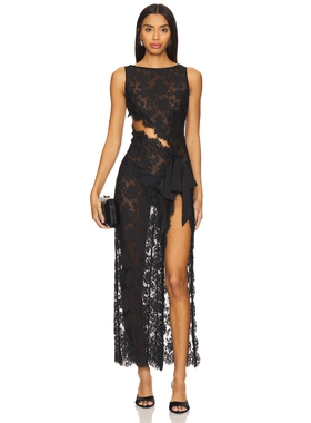 NBD THE ANGELINA 长裙 revolve小众新款 黑色