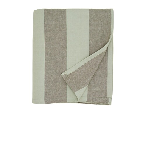 HAWKINS NEW YORK Essential Striped Tablecloth  绿色 秋冬新R