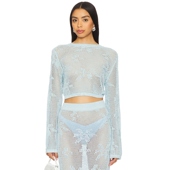 TERRA y2k辣妹风REVOLVE小众新款 上装 上衣 SNDYS Blue 长袖 Baby