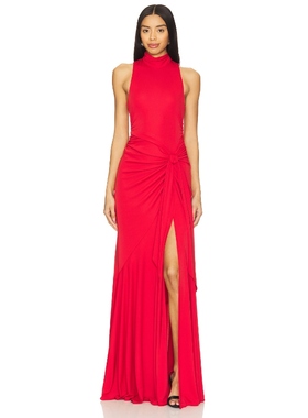 Cinq a Sept RORI 长裙 红色REVOLVE小众新款