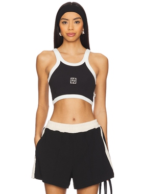 [冬季新品]Araminta James 露脐背心上装 黑色REVOLVE