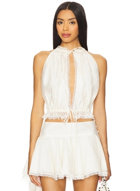 [冬季内搭]Lovers and Friends ANNECY 上装象牙白 辣妹风REVOLVE