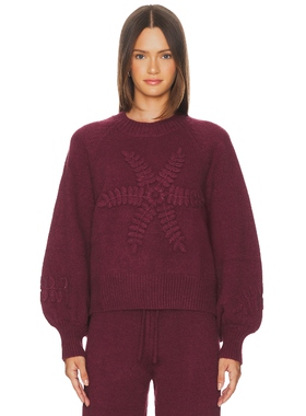 [春节穿搭]SNDYS MAJA KNIT 套衫 酒红色REVOLVE小众冬季保暖