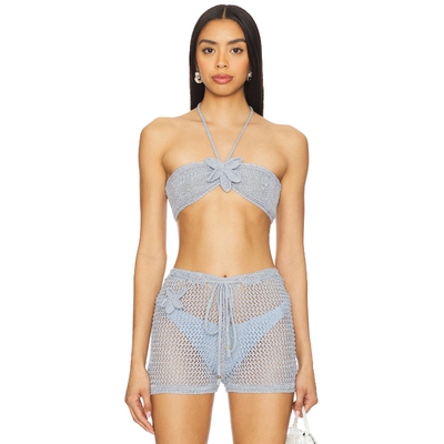[夏季新品]Bananhot ZORYA 上衣Baby BlueREVOLVE小众新款