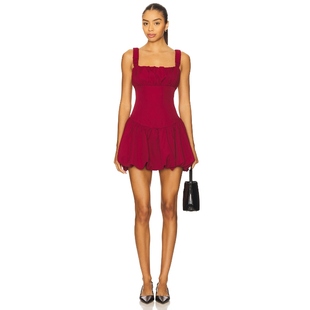 MORE 酒红色 冬季 REVOLVE小众 裙子 新品 BLAIR COME