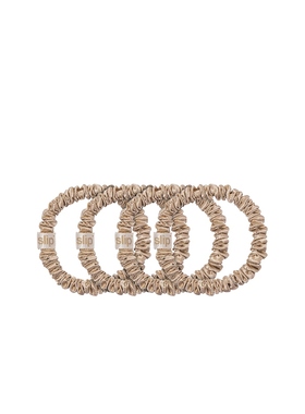 slip Skinny Scrunchies 4 Pack In BlondeREVOLVE