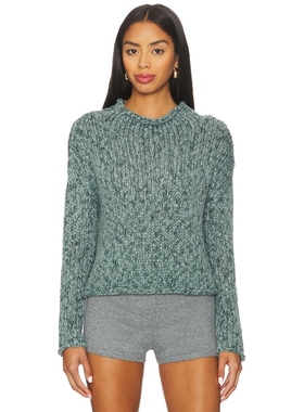 [冬季新品]Free People OPAL 毛衣 绿色REVOLVE小众