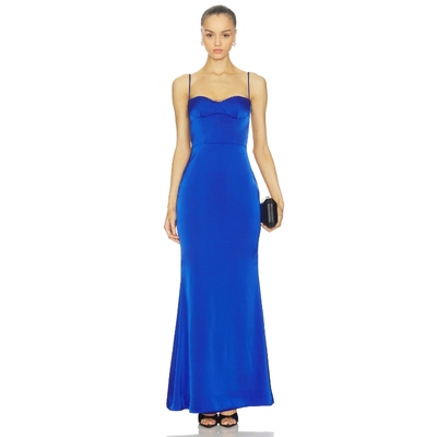 Katie May YASMIN 裙子 蓝色REVOLVE小众新款