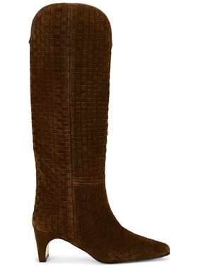 Freda Salvador LENNOX 靴子 棕色 女款REVOLVE小众新