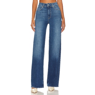 PAIGE SASHA 直筒长裤 美式复古风REVOLVE小众新款