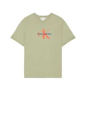 Calvin Klein 凯文克莱 MONOLOGO 夏季T恤 天蓝REVOLVE小众新款