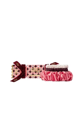 slip 饼干造型发圈套装不伤发褶饰大肠圈发绳REVOLVE时尚小众新品