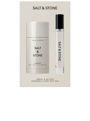 SALT & STONE SANTAL & VETIVER DEODORANT + MINI MIST DUO 止汗
