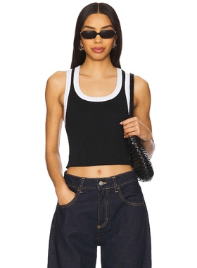 [冬季内搭]LSPACE ASH 背心上装黑色辣妹风REVOLVE小众新款