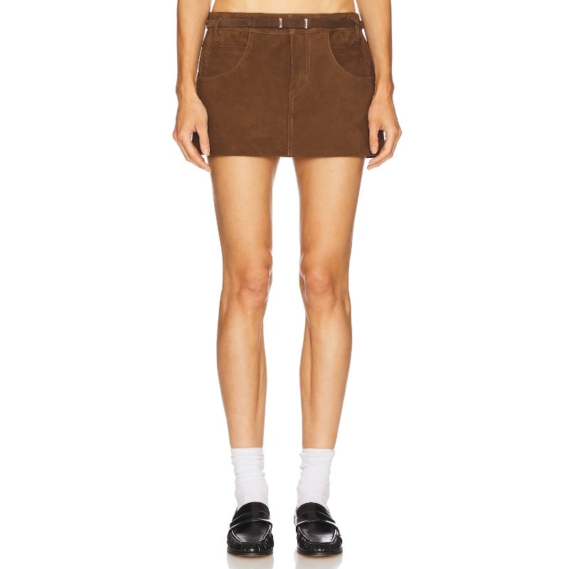 [冬季新品]LAMARQUE AMARA 半身裙 棕色REVOLVE小众,女装/女士精品,半身裙,淘宝优惠券,粉丝福利购,淘宝优惠卷
