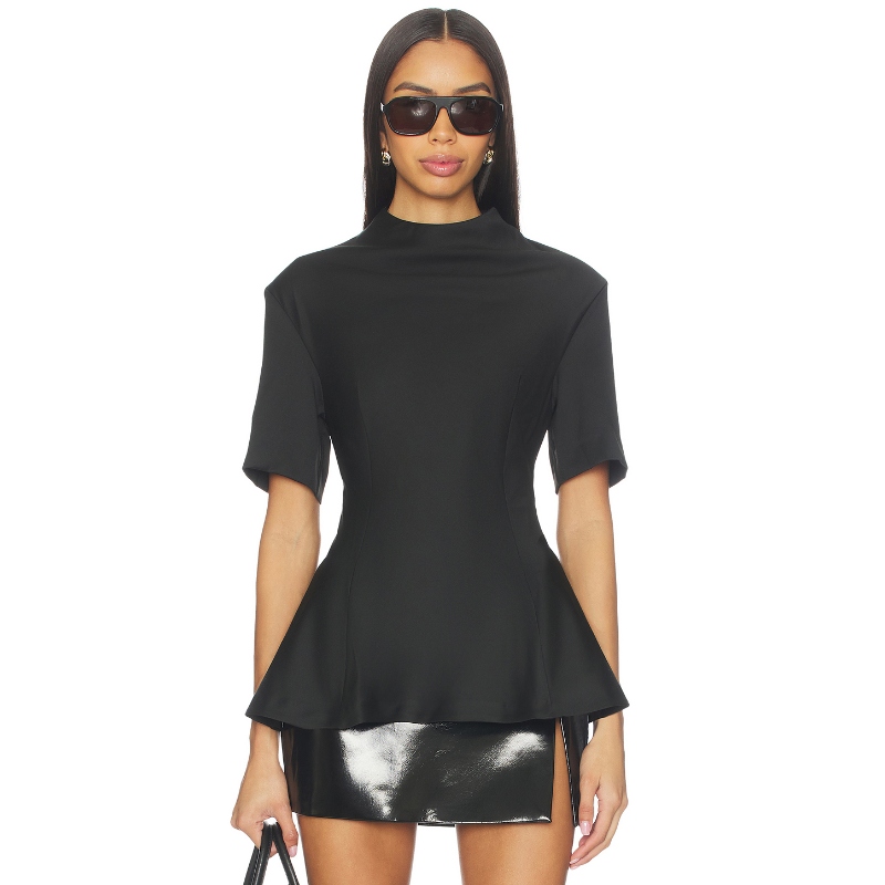 REMAIN Suiting Peplum Top 黑色 y2k辣妹风REVOLVE小众新款