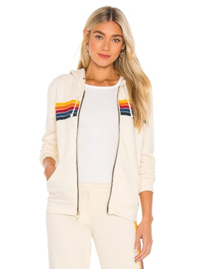 Aviator Nation 5 STRIPE 连帽衫revolve春夏小众时尚新款