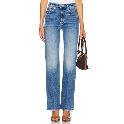 MOTHER KICK IT 牛仔裤 蓝色 美式复古风REVOLVE小众新款