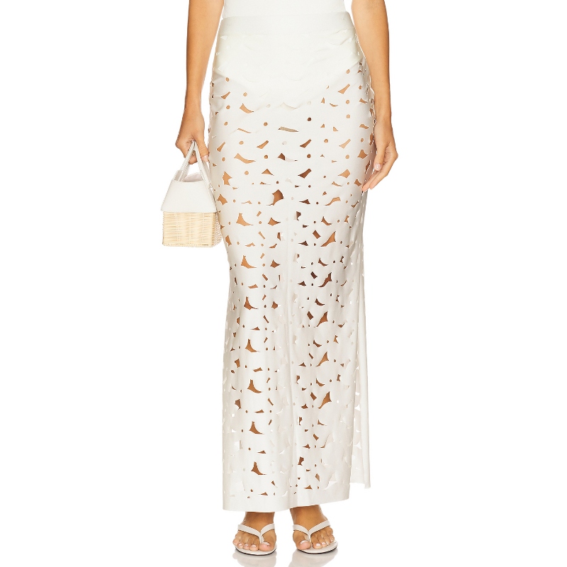 [冬季新品]Ancora AETHER 半身裙 象牙白REVOLVE小众新款