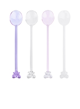 Lepel Club Set Of Bow Spoons 紫色REVOLVE小众新款