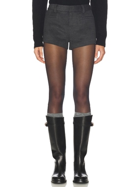 Elodie the Label THESIS 短裤 深灰色 美式休闲风REVOLVE小众新