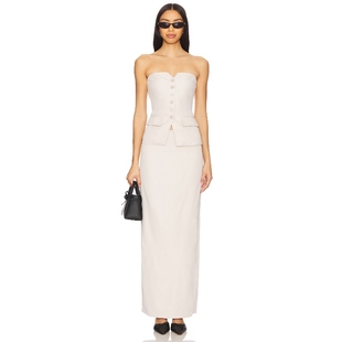 THE 半身裙REVOLVE小众新款 WAYS 性感抹胸上衣长款 半身裙套装 ALL