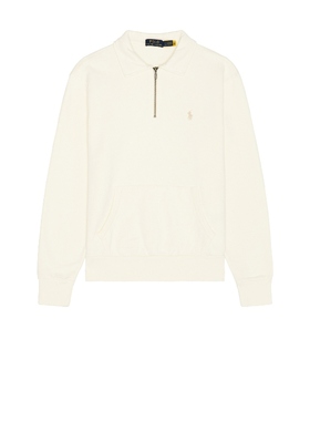 Polo Ralph Lauren Loopback Terry 1/2 Zip Sweatshirt 奶油色RE