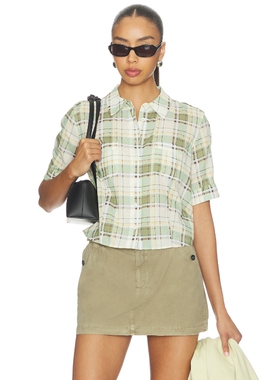 FRAME The Plaid Utility Shirt 26夏季新品 revolve小众新款