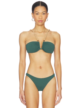 Vix Swimwear APRIL 比基尼内衣 revolve小众新款 深绿色