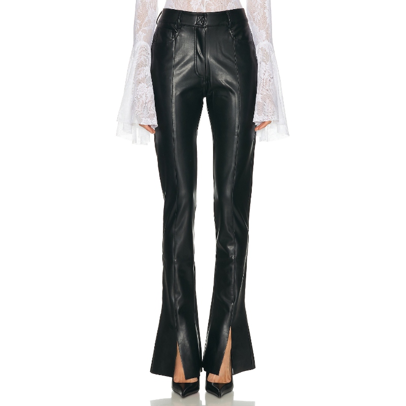 Norma Kamali 诺玛 卡玛丽 SPAT 长裤 黑色REVOLVE小众新款