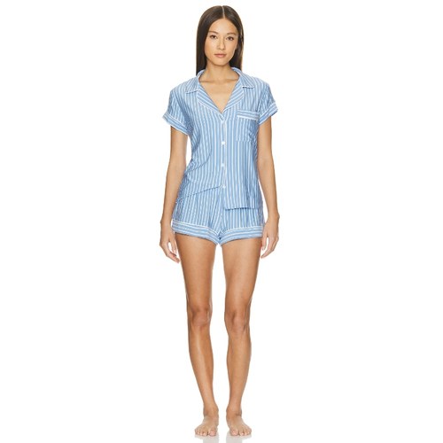 [早秋新品]eberjey Gisele Printed Shortie PJ SetREVOLVE小众