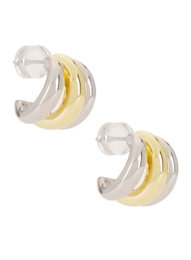 SHASHI TRIPLE TWO TONED 耳环 REVOLVE