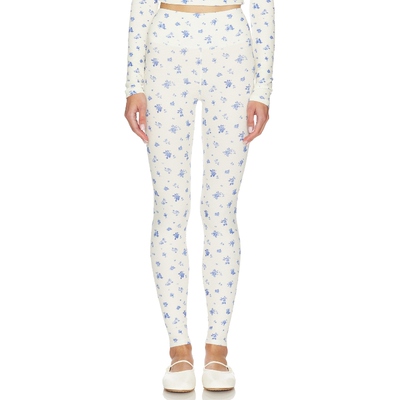 [春季新品]WellBeing + BeingWell碎花打底裤休闲风长裤REVOLVE