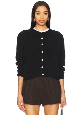 [春季新品]American Vintage 开衫 黑色羊毛衫REVOLVE小冬季保暖