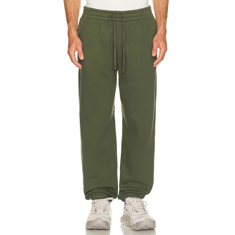 lululemon军绿色裤装抽绳系带束脚运动休闲裤秋冬新品REVOLVE