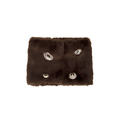 Understated Leather Silver Tongue Snood  黑色 秋冬新品REVOL